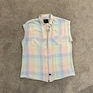 Rails, short sleeve blouse